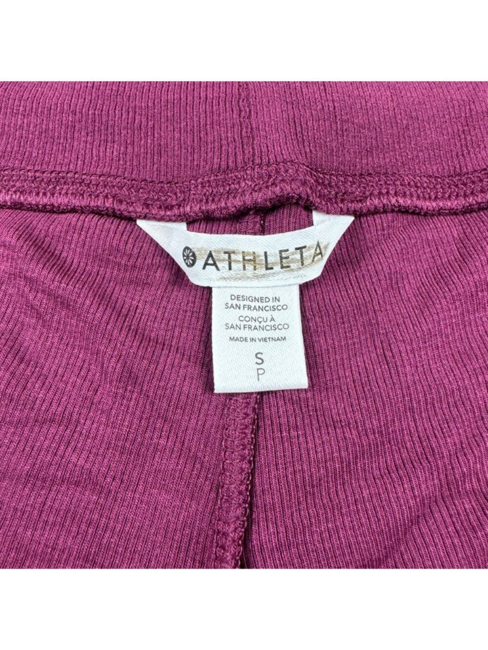 Athleta Well Rested Rib Sleep Short Deep Burgundy Modal Ribbed NWT S XL 3X Comfy - Picture 3 of 14
